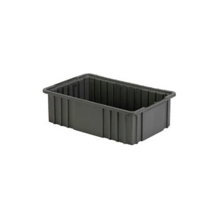 Lewisbins LEWISBins Divider Box NDC2050 16-1/2 x 10-7/8 x 5, Gray, PK8 NDC2050 Grey